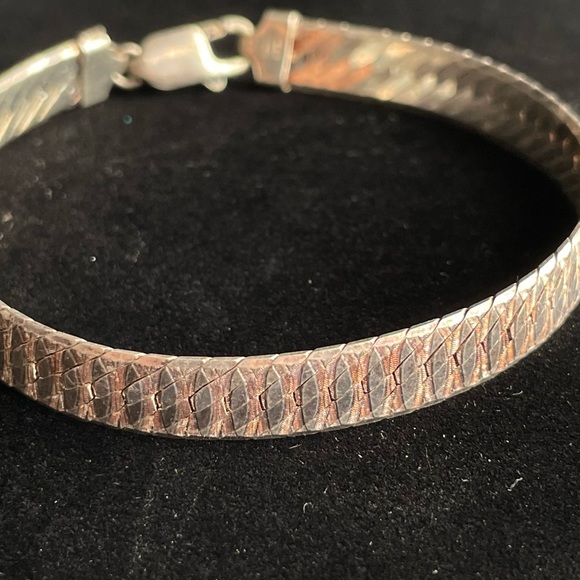 Vintage Milor Sterling Silver 925 bracelet bangle - Picture 7 of 12